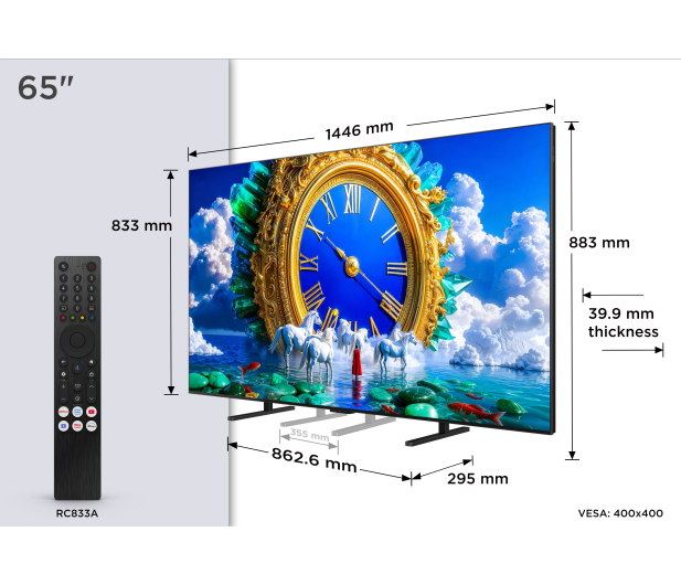 TCL 65A400 65" QLED GoogleTV - 1528750 - zdjęcie 7